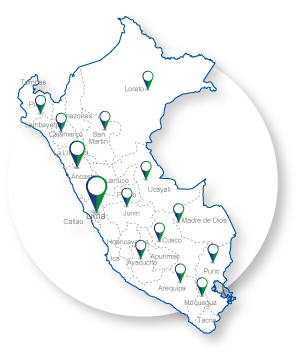 Proyectos desarrollados por GEADES en todo el Perú.